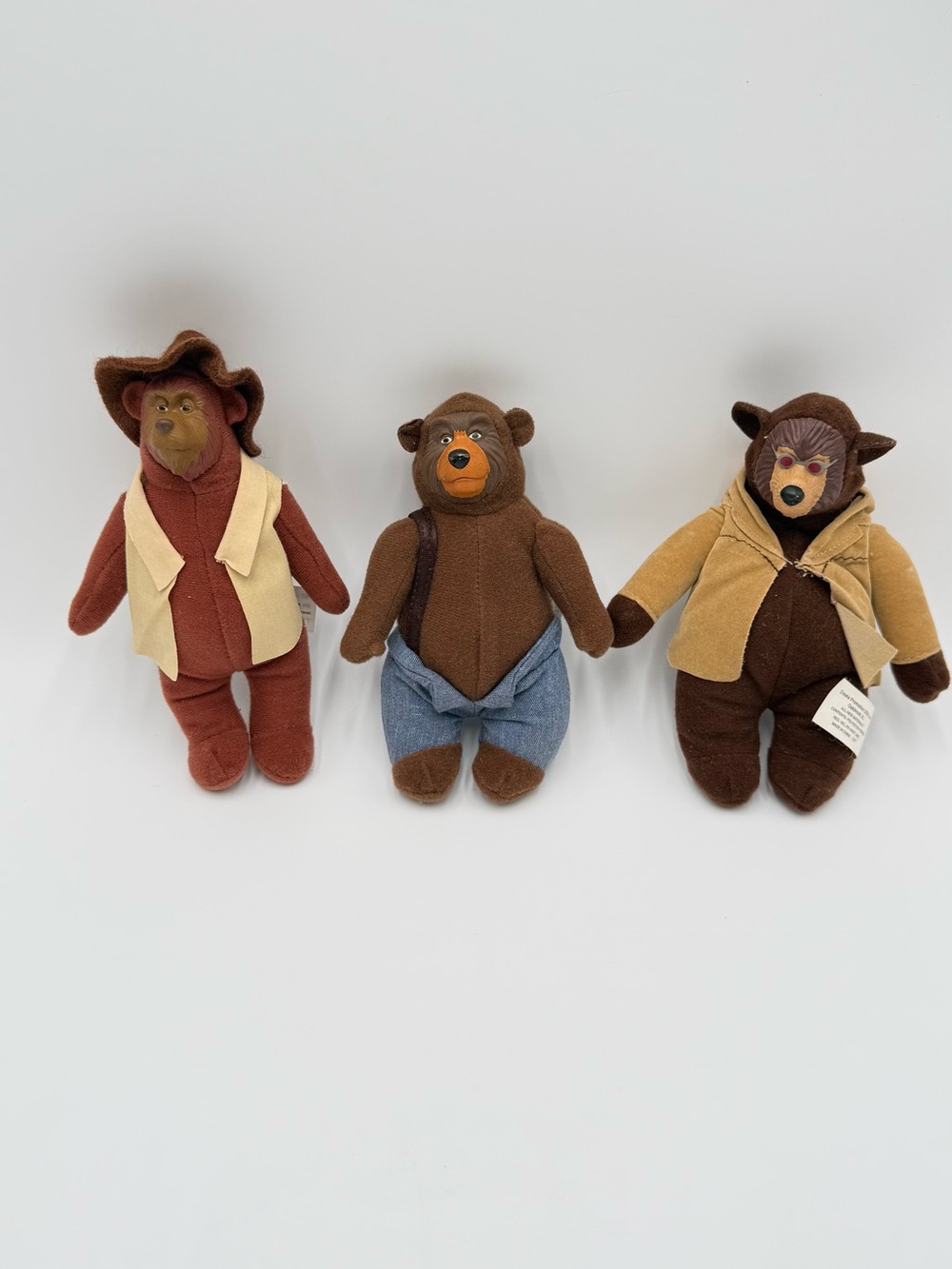Disney The Country Bears McDonald’s Plush Set of 3 Collectible Bear Figures